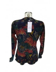 Maglia in Viscosa fantasia Giungla Luisa Viola 2