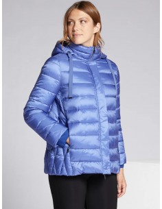 Piumino in nylon cangiante...