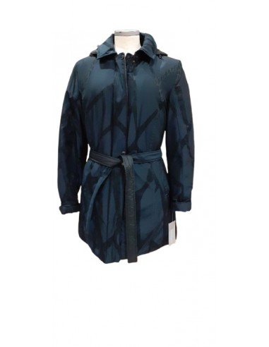 Impermeabile imbottito con cappuccio e cintura Concept