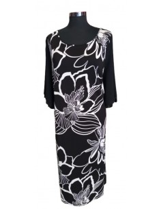 Abito doppiato fantasia fiori, Luisa Viola