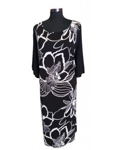 Abito doppiato fantasia fiori, Luisa Viola