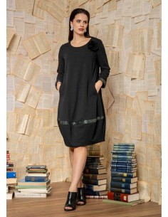 Abito palloncino bordo pailettes, Quiin 21