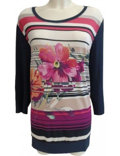 Maglia lunga fant. Fiori, Luisa Viola