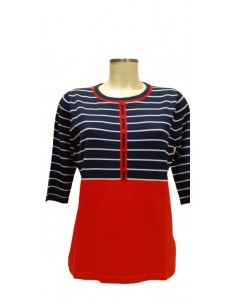 Maglia in Filo fantasia marinara, Luisa Viola