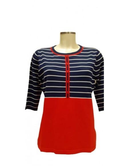 Maglia in Filo fantasia marinara, Luisa Viola