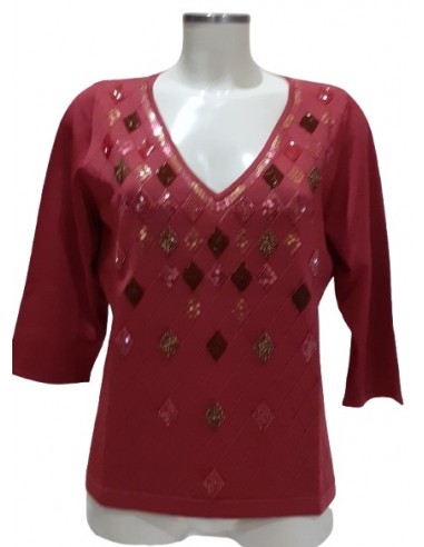 Maglia in filo con pailettes, Luisa...