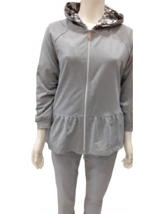 Tuta da passeggio con pailettes, Donna Gi