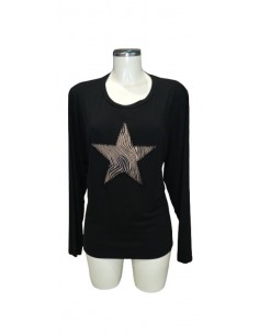 Maglia in viscosa con disegno stella, Quiin 21