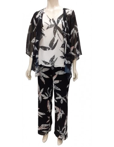 Twin Set+Pantalone Fantasia in georgette, Luisa Viola