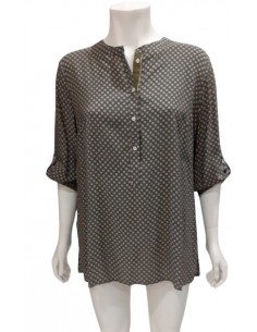 Casacca microfantasia manica 3/4, Luisa Viola