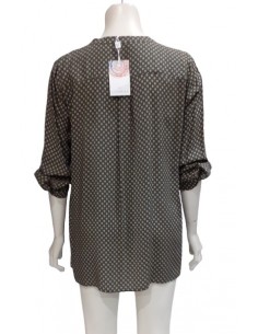 Casacca microfantasia manica 3/4, Luisa Viola 2