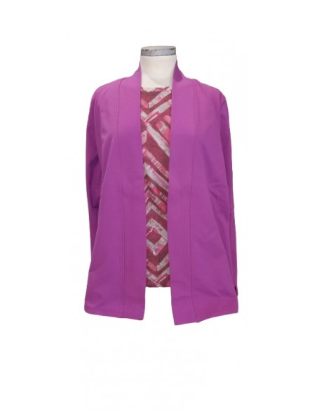 Finto twin set in viscosa, Alma Righi