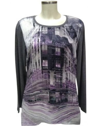 Casacca stampata effetto seta, Luisa Viola