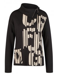 Maglia collo alto con cerniera, Barbara Lebek