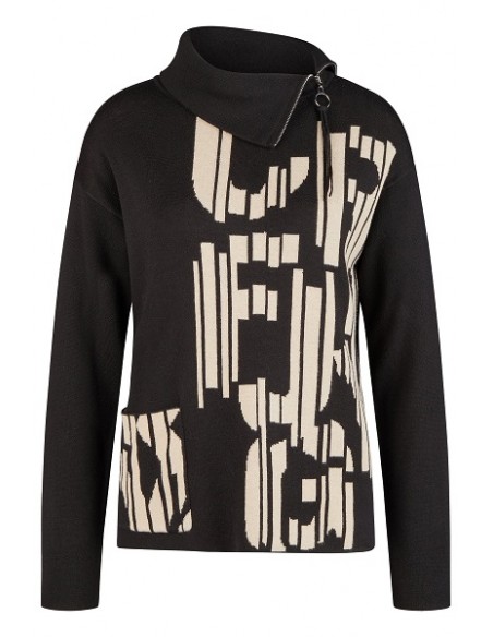 Maglia collo alto con cerniera, Barbara Lebek