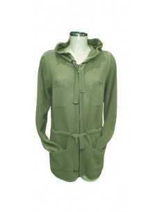 Cardigan rete con laccetto, Barbara Lebek