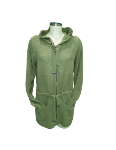 Cardigan rete con laccetto, Barbara Lebek