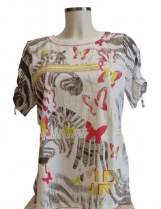 T-Shirt fantasia farfalle Barbara Lebek