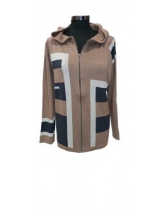 Cardigan tricolore, Barbara Lebek