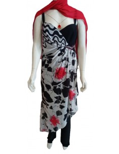 Tuta con pannello fantasia, Bianca Brandi