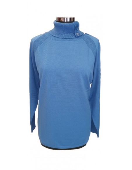 Dolcevita con bottoni collo, Barbara Lebek