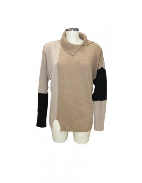 Pullover collo a sciarpa, Gioroga