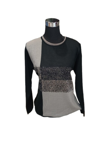 Girocollo filo lurex, Lana, Alma Righi