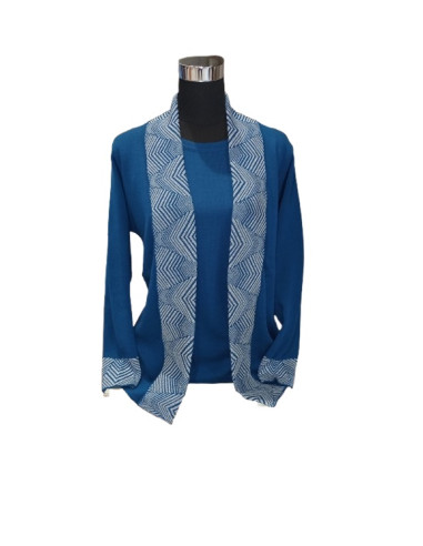 Finto twin set, Lana, Alma Righi