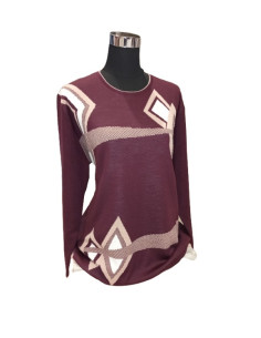 Maglia collo staccabile, Lana, Alma Righi