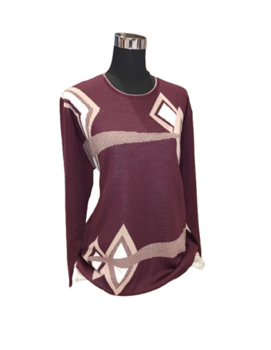 Maglia collo staccabile, Lana, Alma Righi