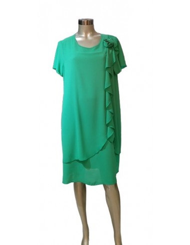 Abito verde con fiore, Elena