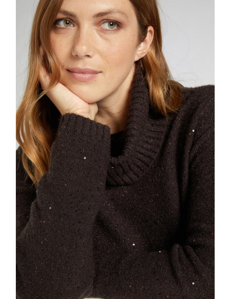 Maglia full pailettes Luisa Viola