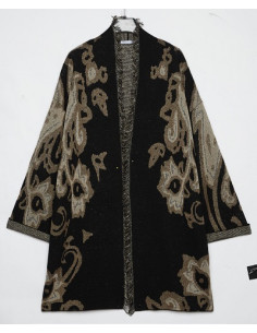 Cardigan fantasia con frange e lurex, Mara Venier per Luisa Viola 2