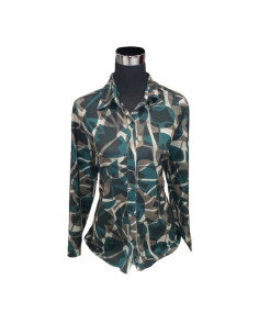 Camicia fantasia, in Flanella, Perla