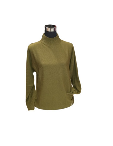 Mezzocollo in lana,con taschina, Carla Ferroni