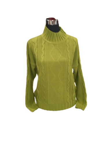 Maglia mezzocollo motivo trecce, Sette.8