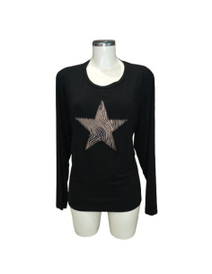 Maglia in viscosa con disegno stella, Quiin 21