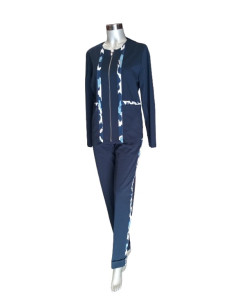 Completo in felpa primaverile, Perla