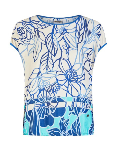 Nuova Collezione: Blusa manica scesa in viscosa, Barbara Lebek