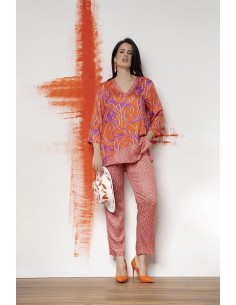 Completo donna fantasia corallo Quiin 21