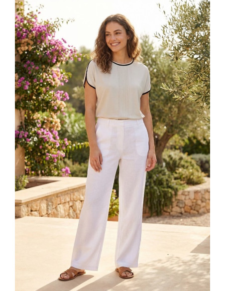 Nuova Collezione:T-Shirt girocollo manica scesa, Barbara Lebek